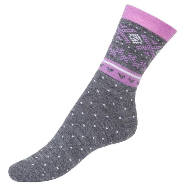 Hovedbilde Tynne ullsokker med mønster 